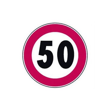 Segnale Strad. D.60 Disco "limite Velocita' 50 Km"