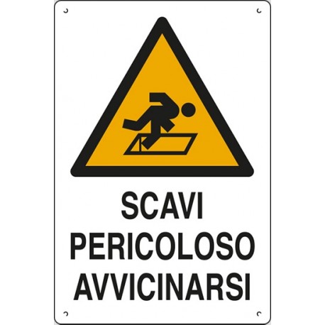 SEGNALE CANT.CM.70X50 SCAVI PERICOLOSO AVVICIN.