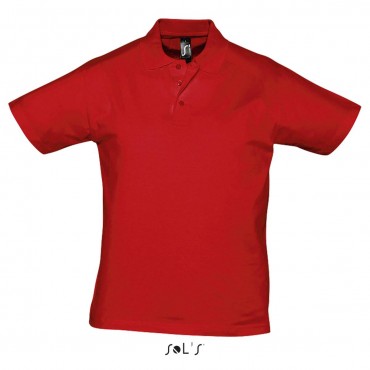 Polo Rossa Taglia Xl 100% Cotone