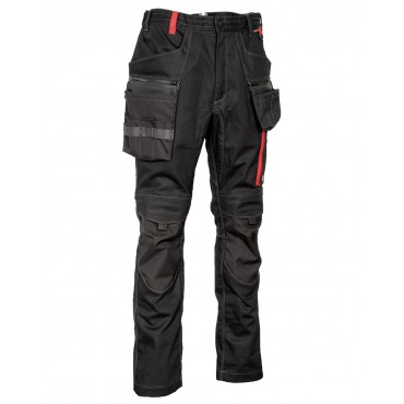 Cofra Pantalone Multit. Nero/rosso Mureck Tg 54